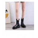 Fashion Popular New Leather Snow Women Boots Shoes Motorcycle with Warm Vintage Classic Female Military Autumn WintBooties